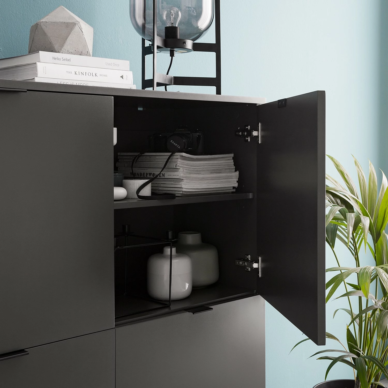 Studio Copenhagen Hochkommode Harma - Dunkelgrau – Bild 8