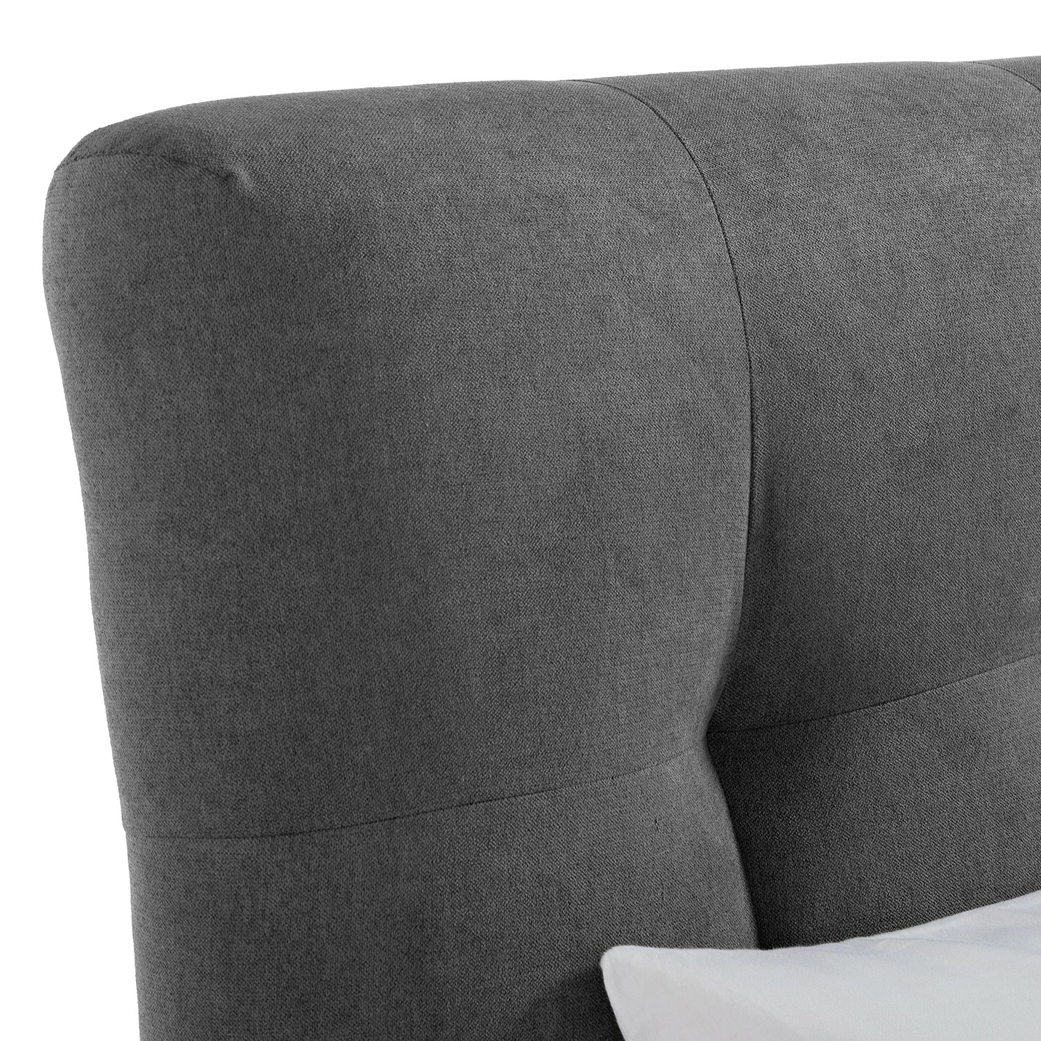 Loftscape Boxspringbett Maum II - Webstoffbezug - Grau – Bild 12
