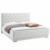 Meise.möbel Polsterbett Pisa Kunstleder - Weiß - 160 x 200cm