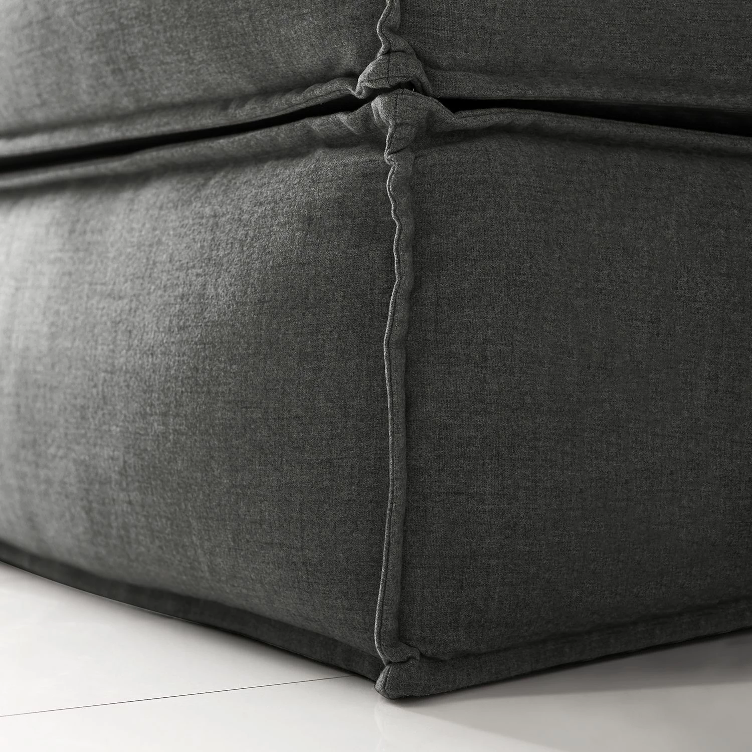 Boxspringbett Kinx - Stoff KINX: Anthrazit - 180 x 200cm - H2 - 130 cm – Bild 14