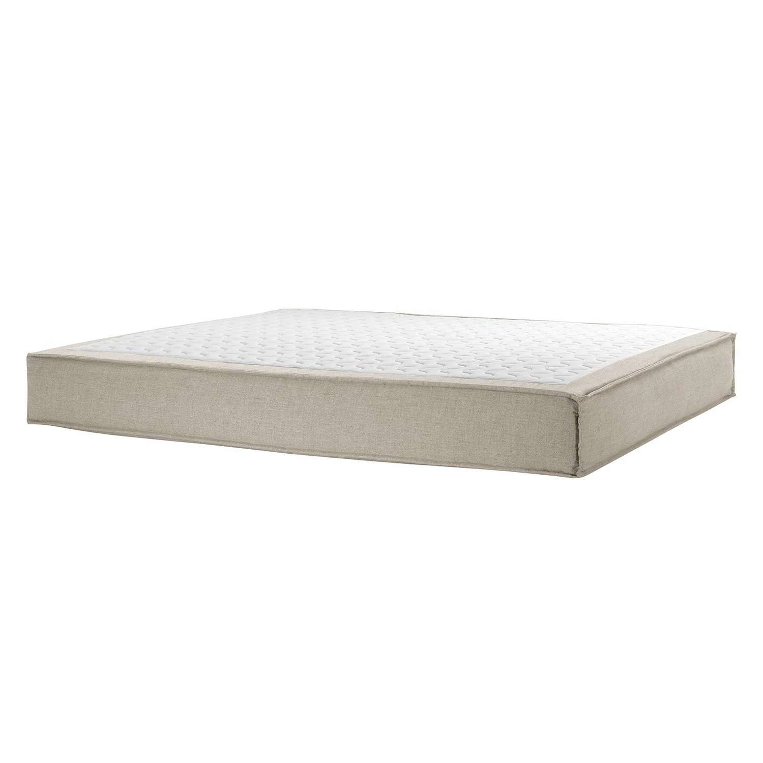 Boxspringbett Kinx - Stoff KINX: Beige - 180 x 200cm - H2 - 130 cm – Bild 12