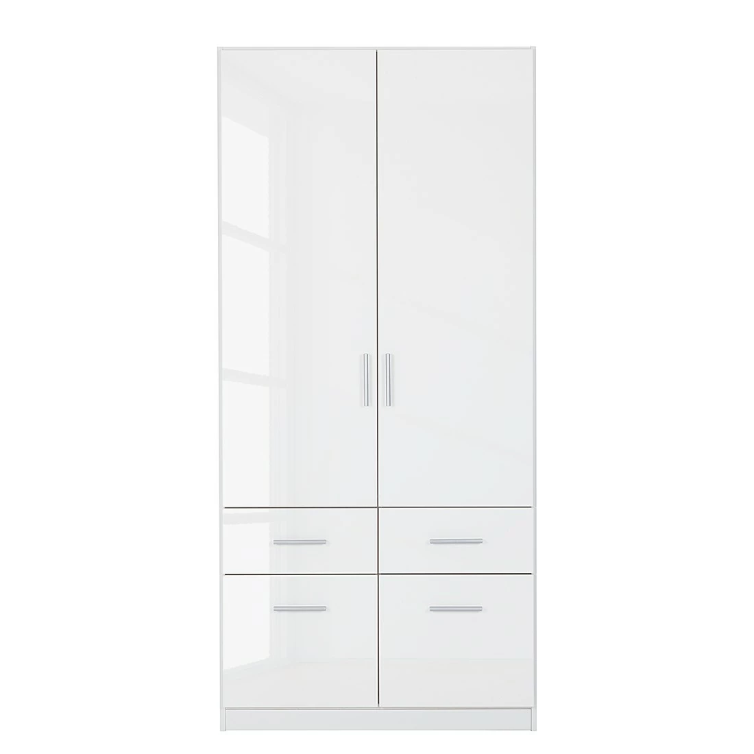 Rauch Blue Drehtürenschrank Celle - Hochglanz Weiß/Alpinweiß – Bild 5