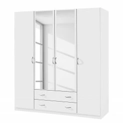 Rauch Blue Drehtürenschrank Case III - Alpinweiß - Schrankbreite: 181 cm - 4-türig