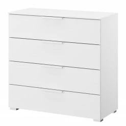 Kommode SKØP x4 - Alpinweiß - Breite: 80 cm - Korpusfarbe