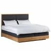 Ars Natura Boxspringbett LaamliaWood I - Massivholz Eiche - 180 x 200cm
