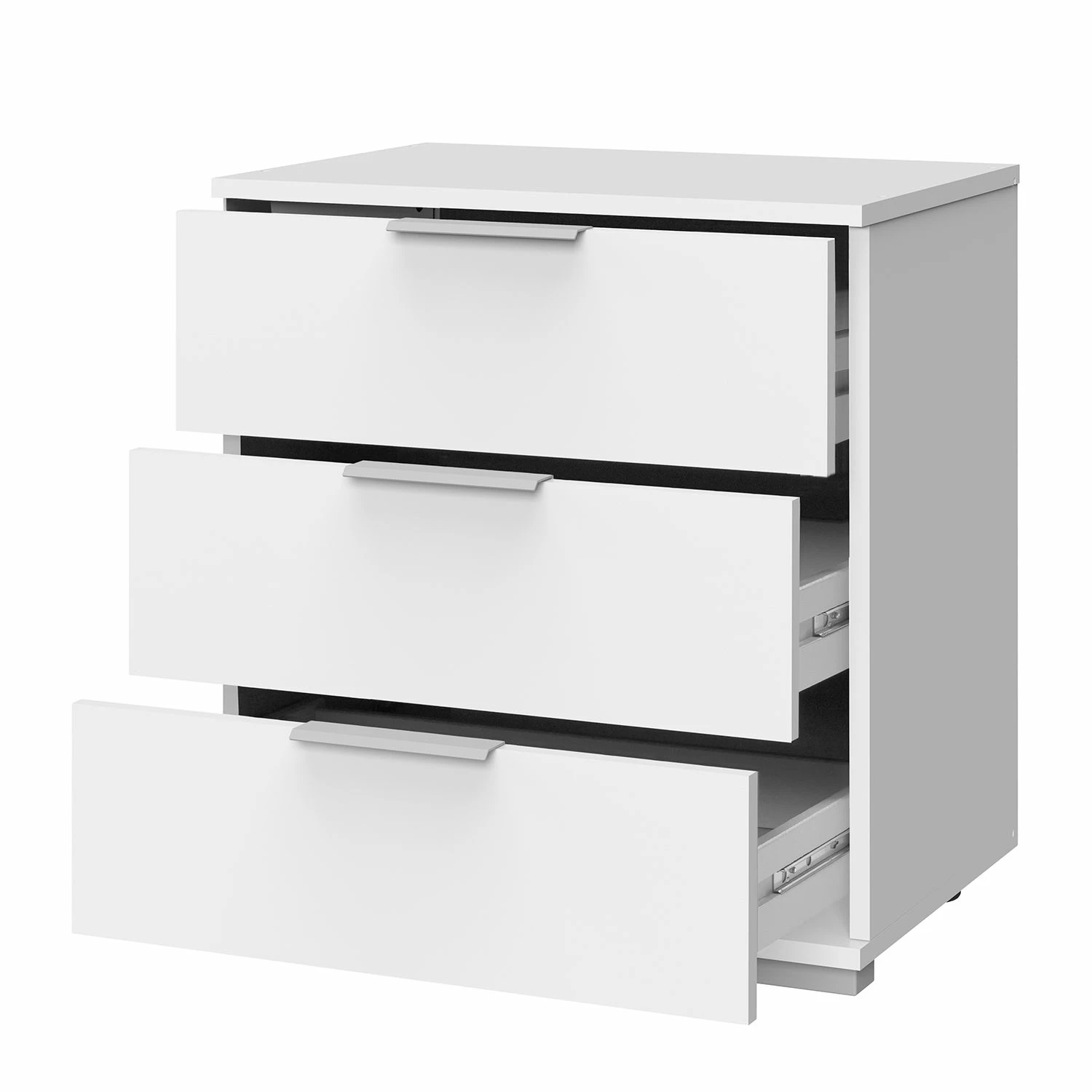Fredriks Nachtkommode Sintang - Weiß - Weiß – Bild 3