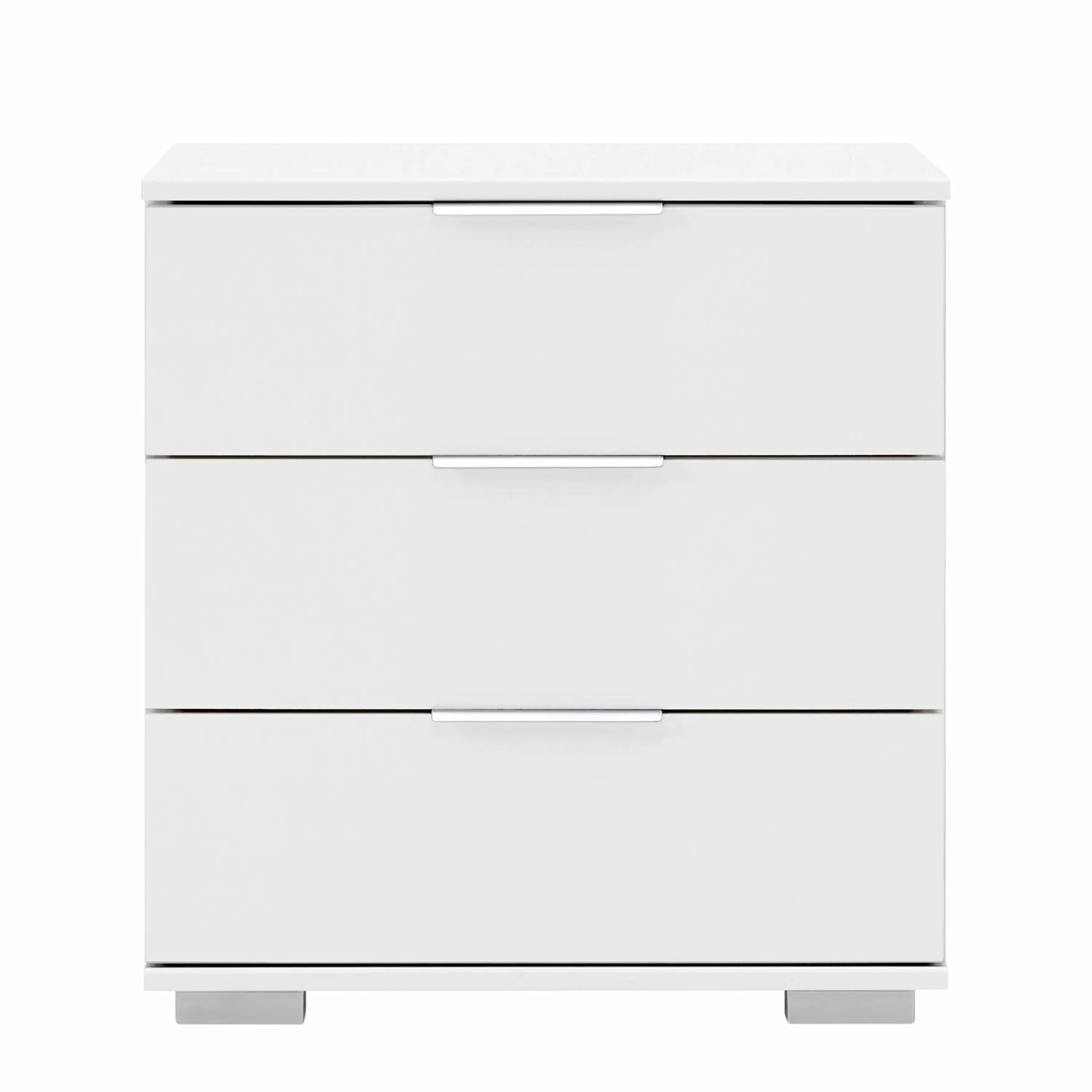 Fredriks Nachtkommode Sintang - Weiß - Weiß