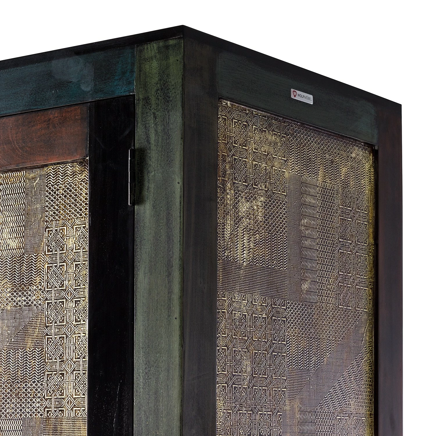 Wolf-Möbel Drehtürenschrank Goa - Akazie massiv - Akazie Braun – Bild 6