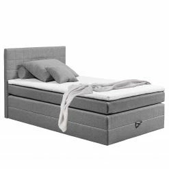 Loftscape Boxspringbett Harvi (inkl. Topper) - Grau - 120 x 200cm