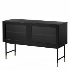 Studio Copenhagen Kommode Luuk - Matt Schwarz / Gold