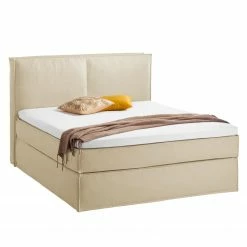 Eva Padberg Collection Boxspringbett Kinx - Baumwollstoff - Sand