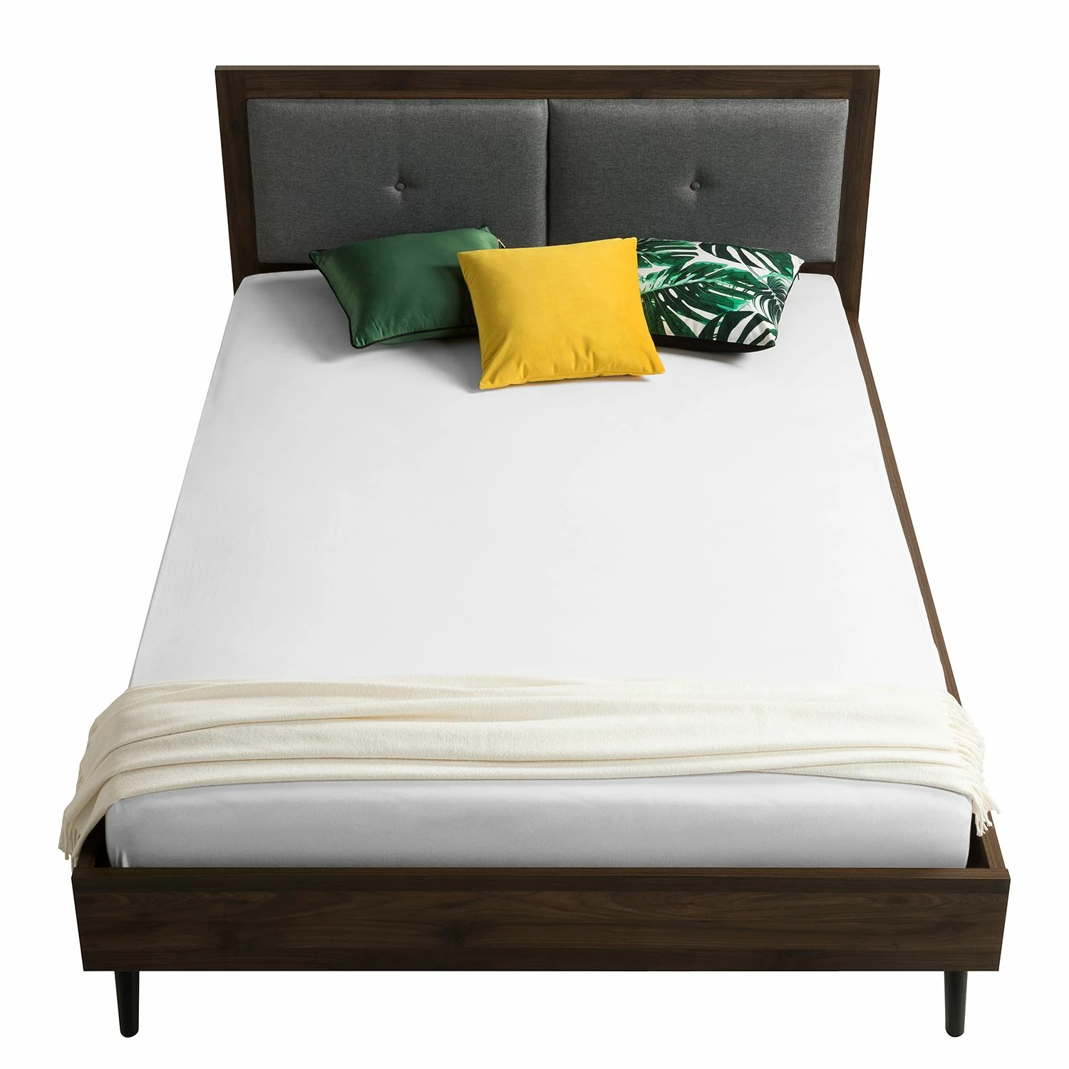 Mørteens Bett Gjora - Walnuss Dekor – Bild 5