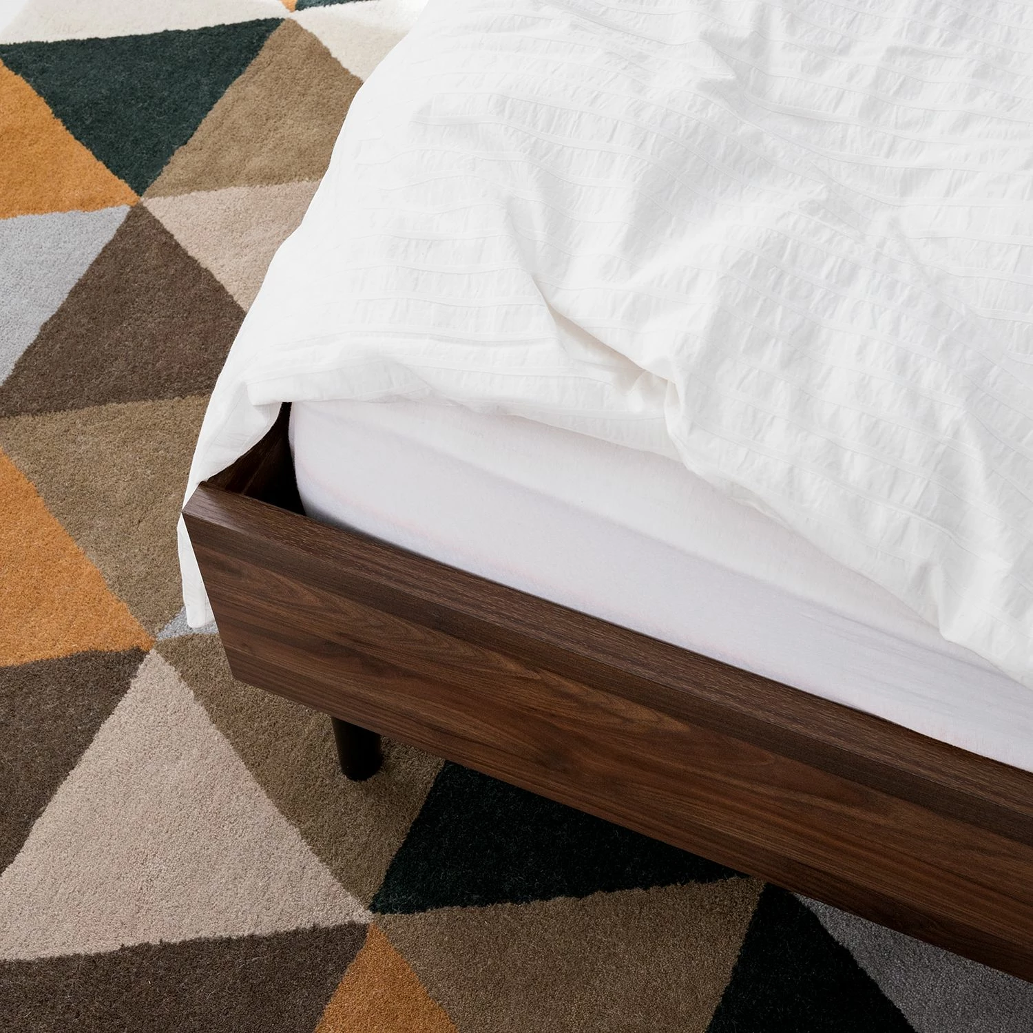 Mørteens Bett Gjora - Walnuss Dekor – Bild 15