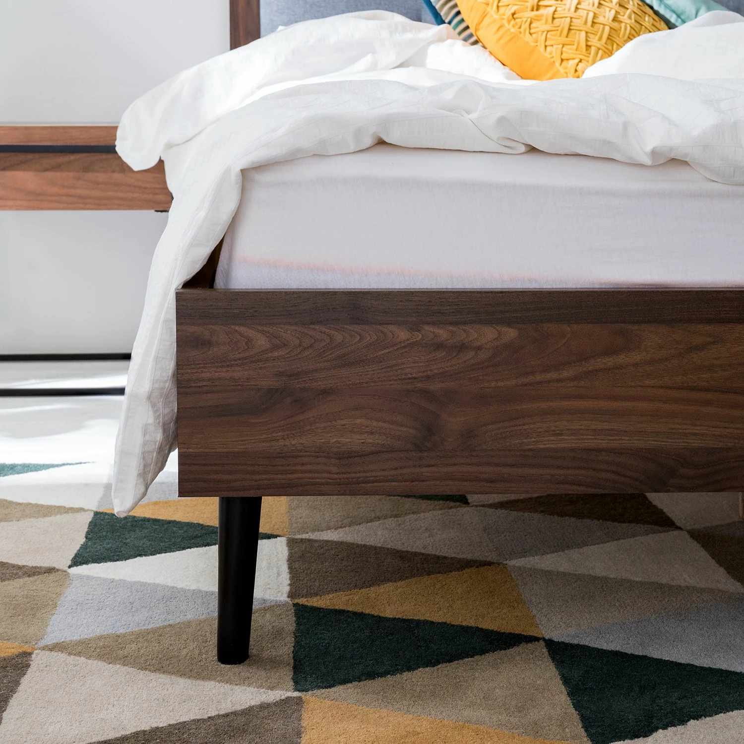 Mørteens Bett Gjora - Walnuss Dekor – Bild 11