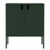 Tenzo Kommode Uno - Dunkelgrün - Breite: 76 cm