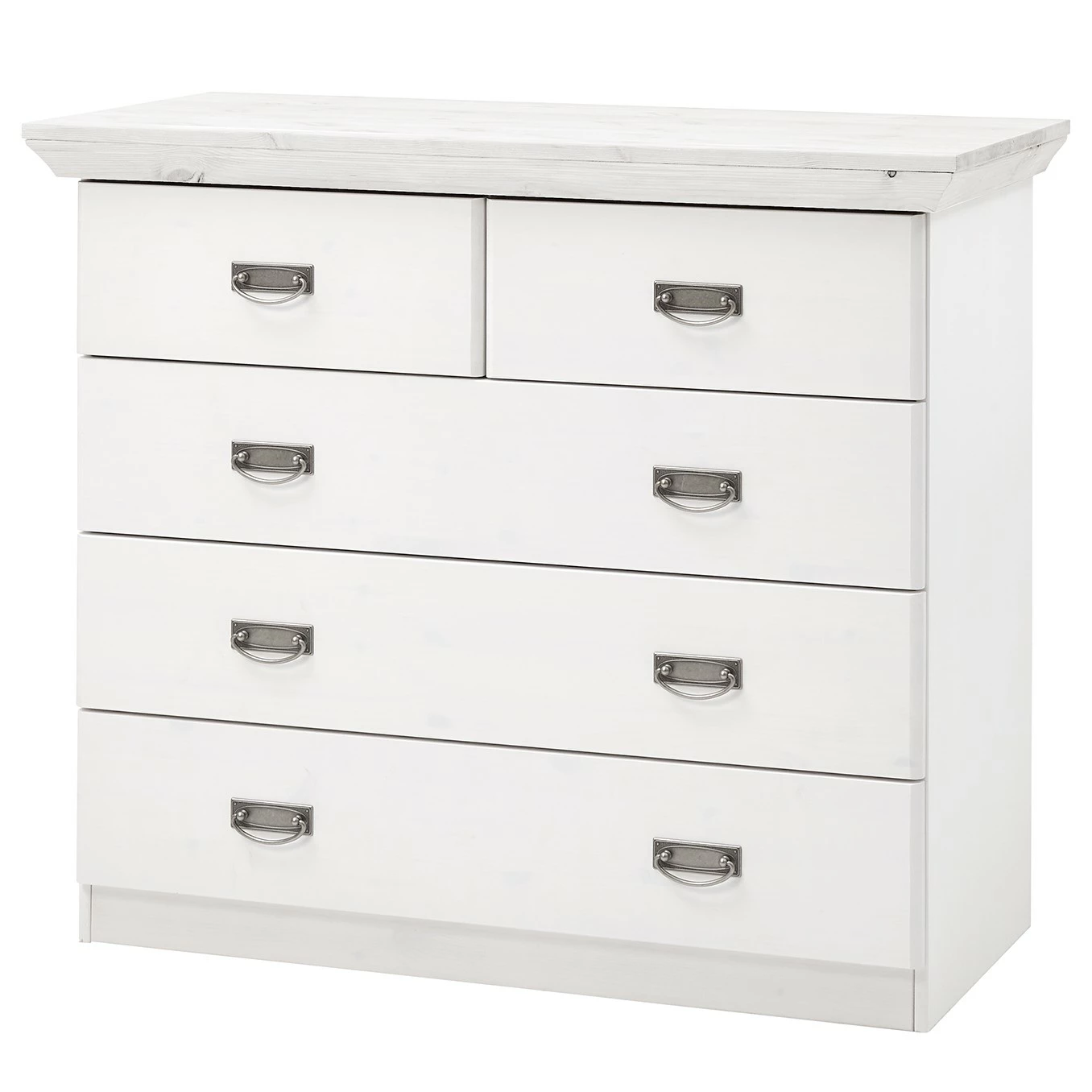 Maison Belfort Kommode Bergen III - Kiefer Weiß