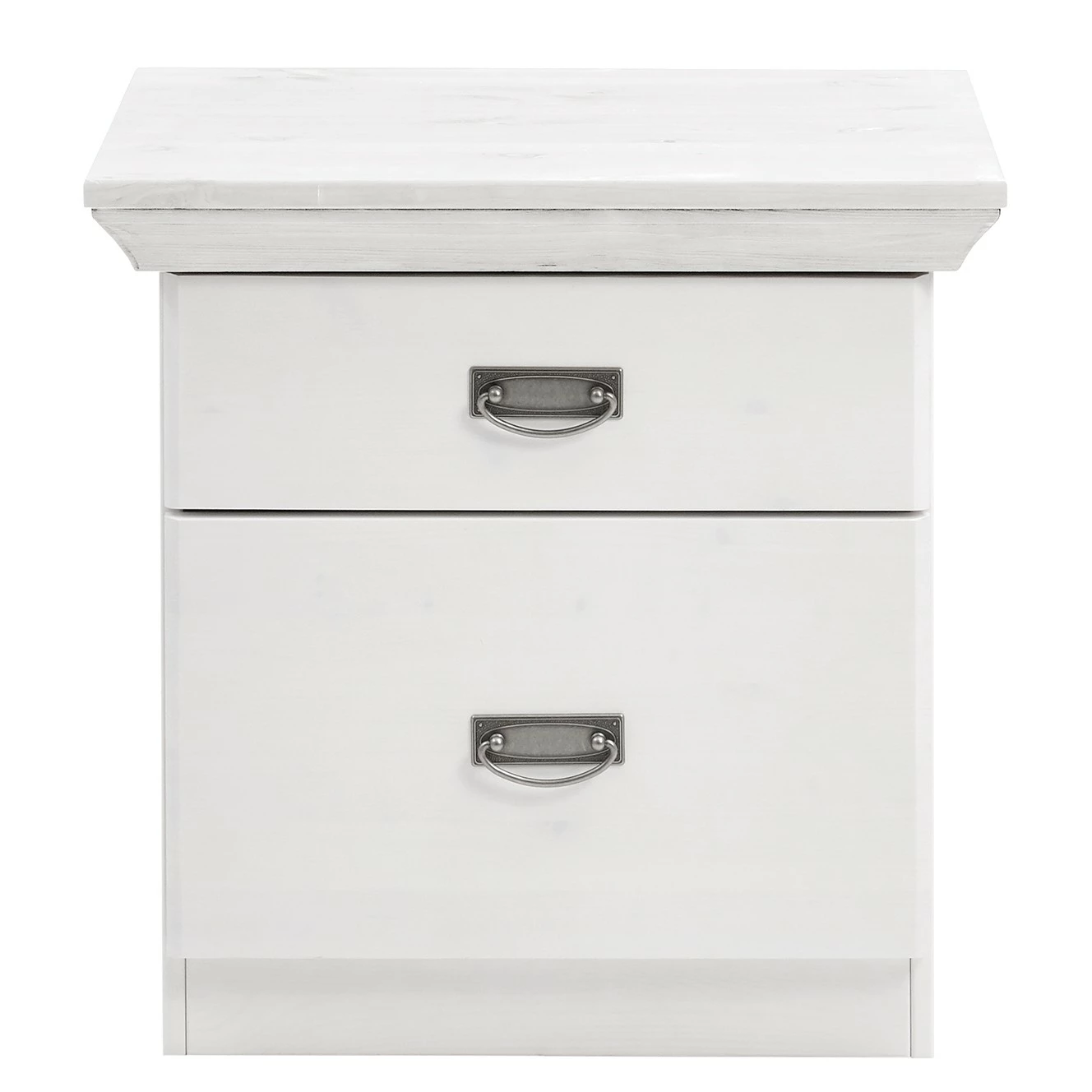 Maison Belfort Nachtkommode Bergen - Kiefer Weiß – Bild 3