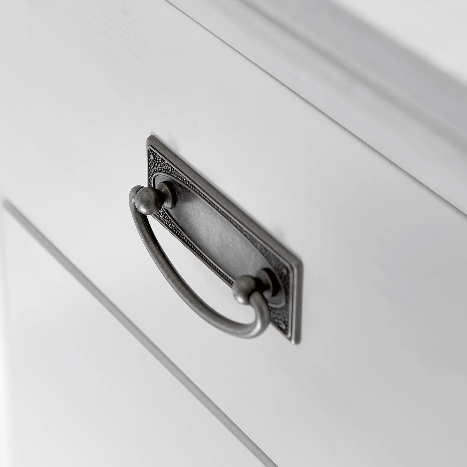 Maison Belfort Nachtkommode Bergen - Kiefer Weiß – Bild 4