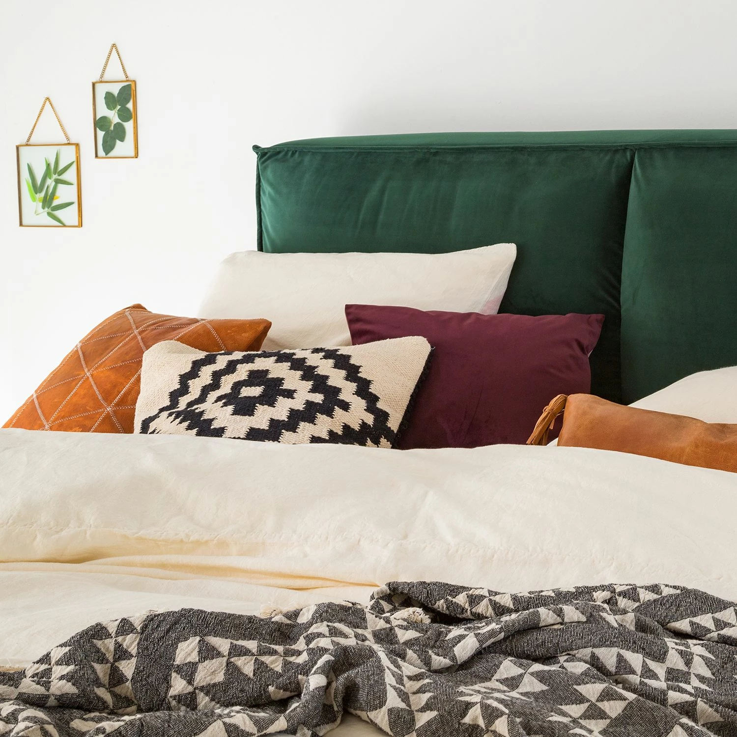 Boxspringbett Kinx - Samt Fraya: Teichgrün - 180 x 200cm - H2 - 130 cm – Bild 11