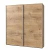 Wimex Schwebetürenschrank Easy Plus II - Plankeneiche Dekor - Höhe: 236 cm - Breite: 180 cm