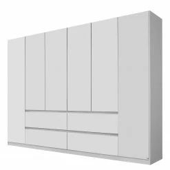 Rauch Orange Drehtürenschrank Mainz - Alpinweiß - Breite: 271 cm - Ohne Spiegeltür/-en