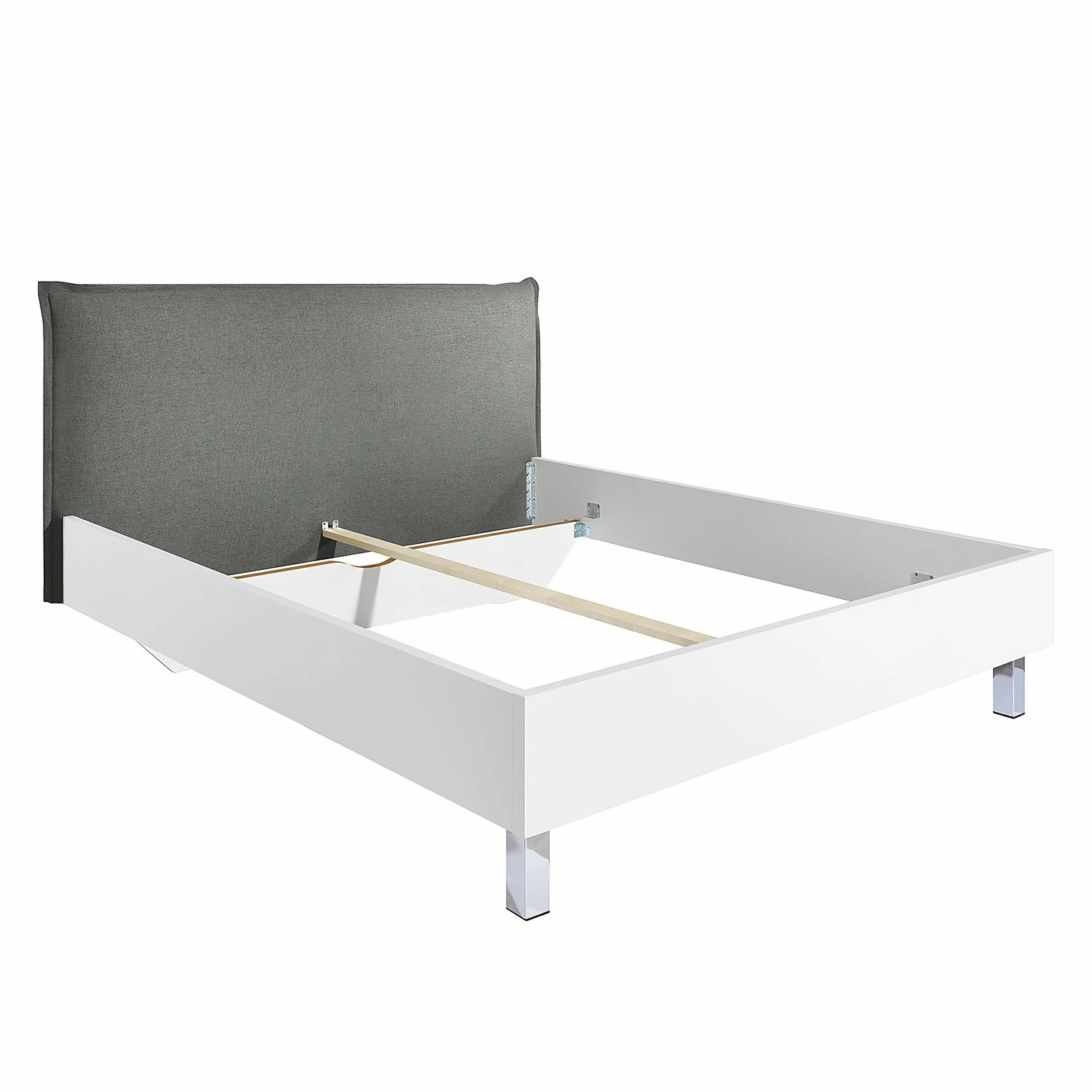 Bett SKØP II - Dunkelgrau / Weiß - 160 x 200cm – Bild 5