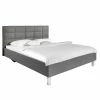 Bett SKØP X - Dunkelgrau / Grau - 160 x 200cm