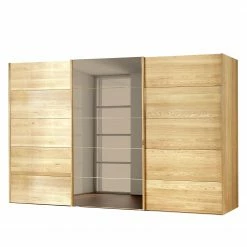 Wiemann Schwebetürenschrank Borkum - Eiche, teilmassiv - Höhe: 236 cm - Breite: 300 cm