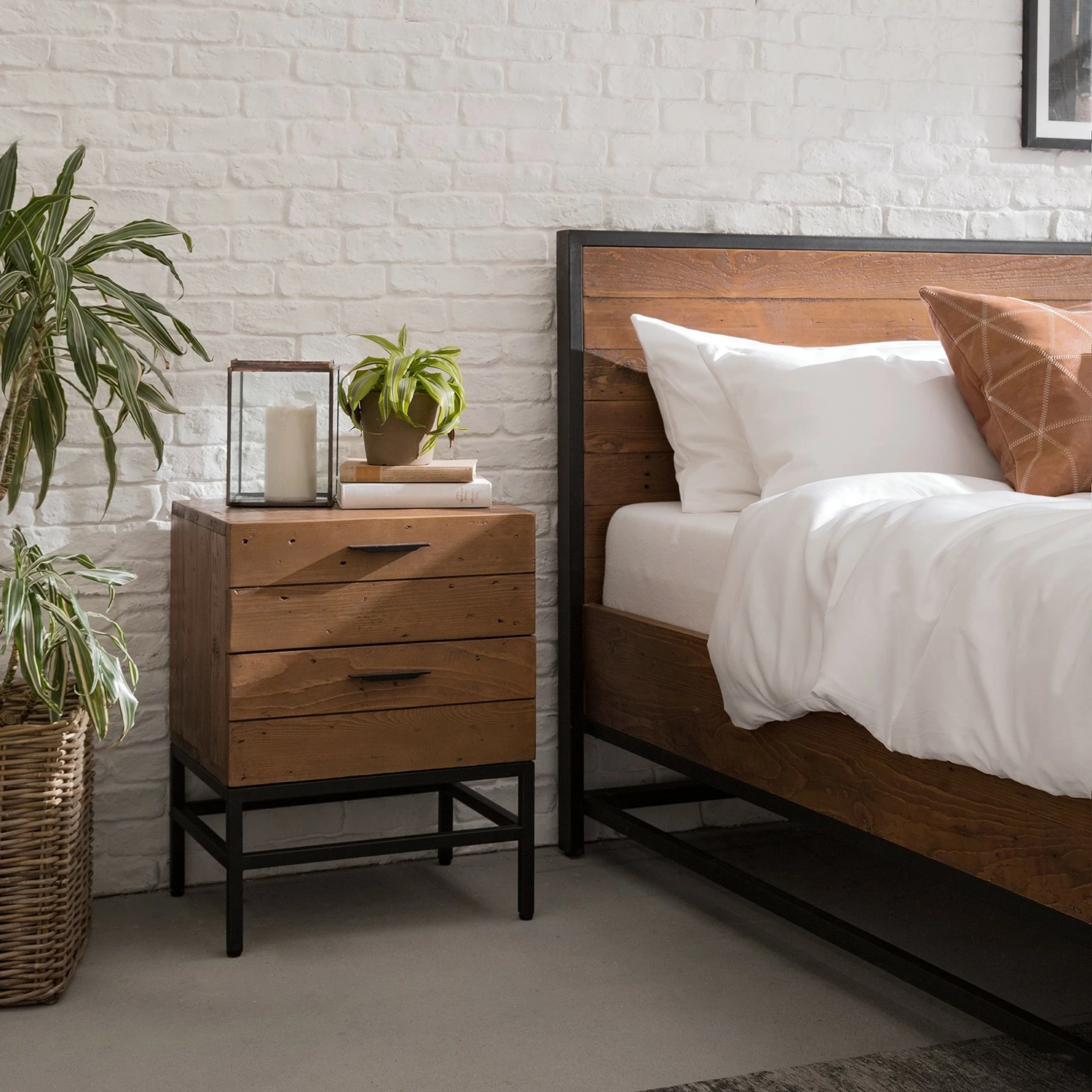 Ars manufacti Nachtkommode Grasby - Braun – Bild 2