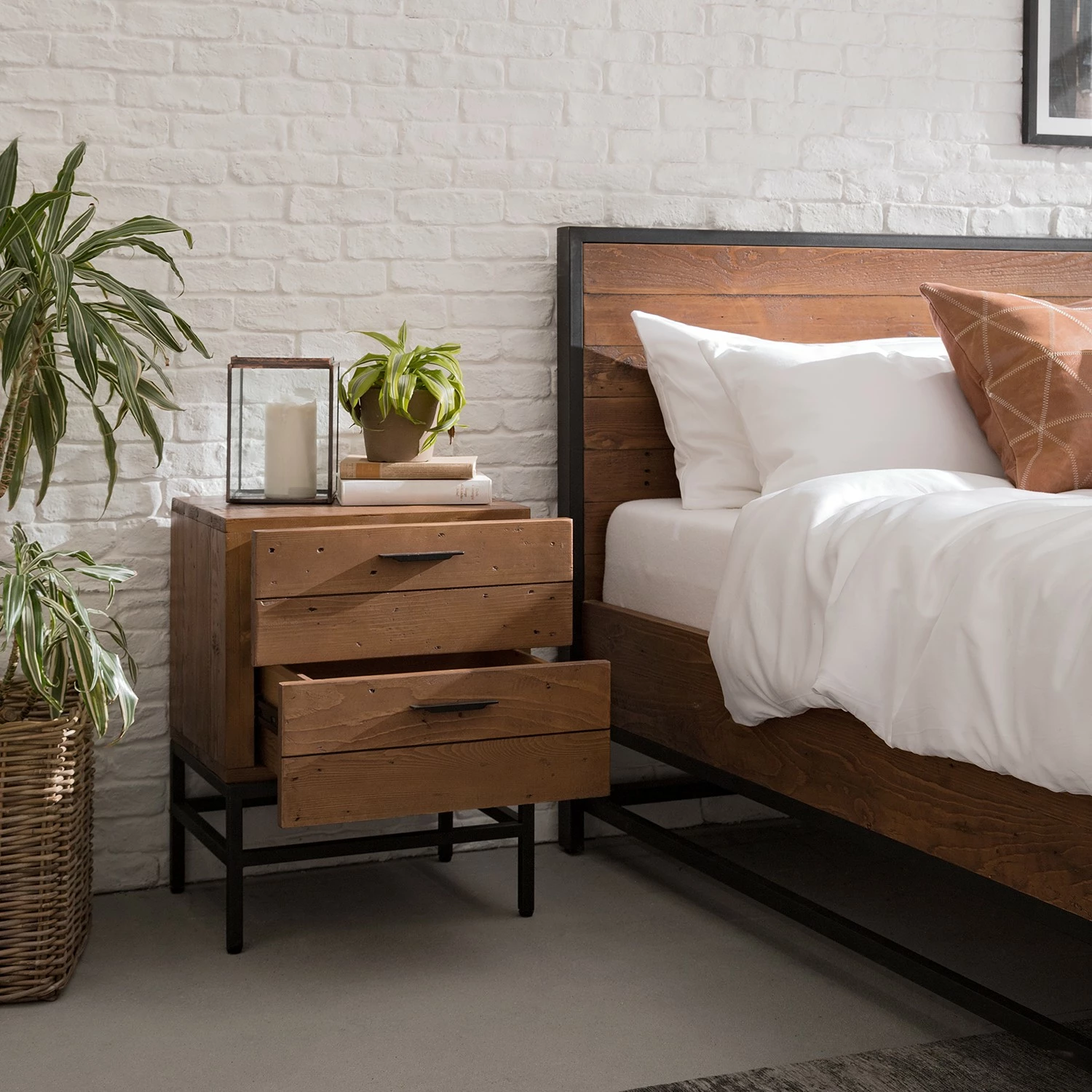 Ars manufacti Nachtkommode Grasby - Braun – Bild 3