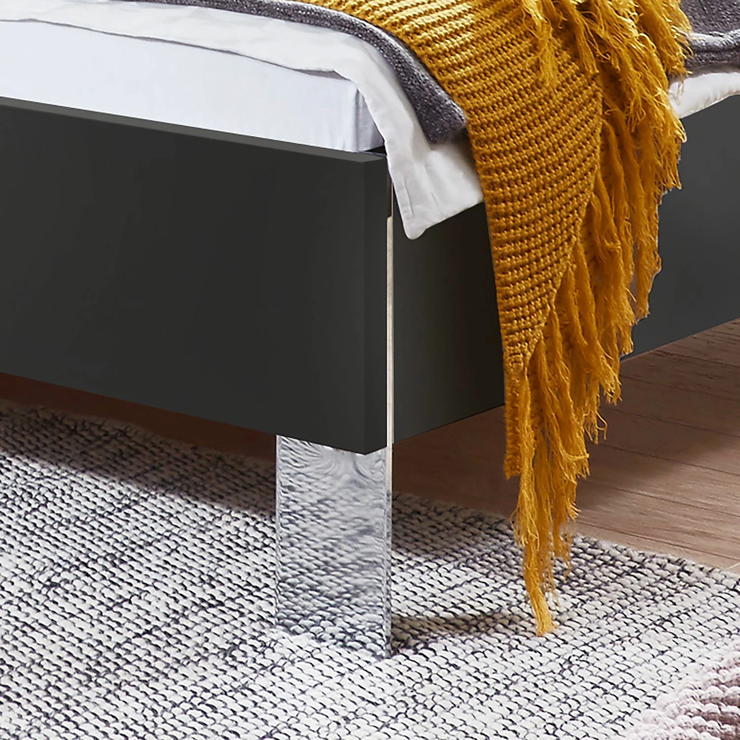 Wimex Bettgestell Level - Graphit - 100 x 200cm – Bild 4