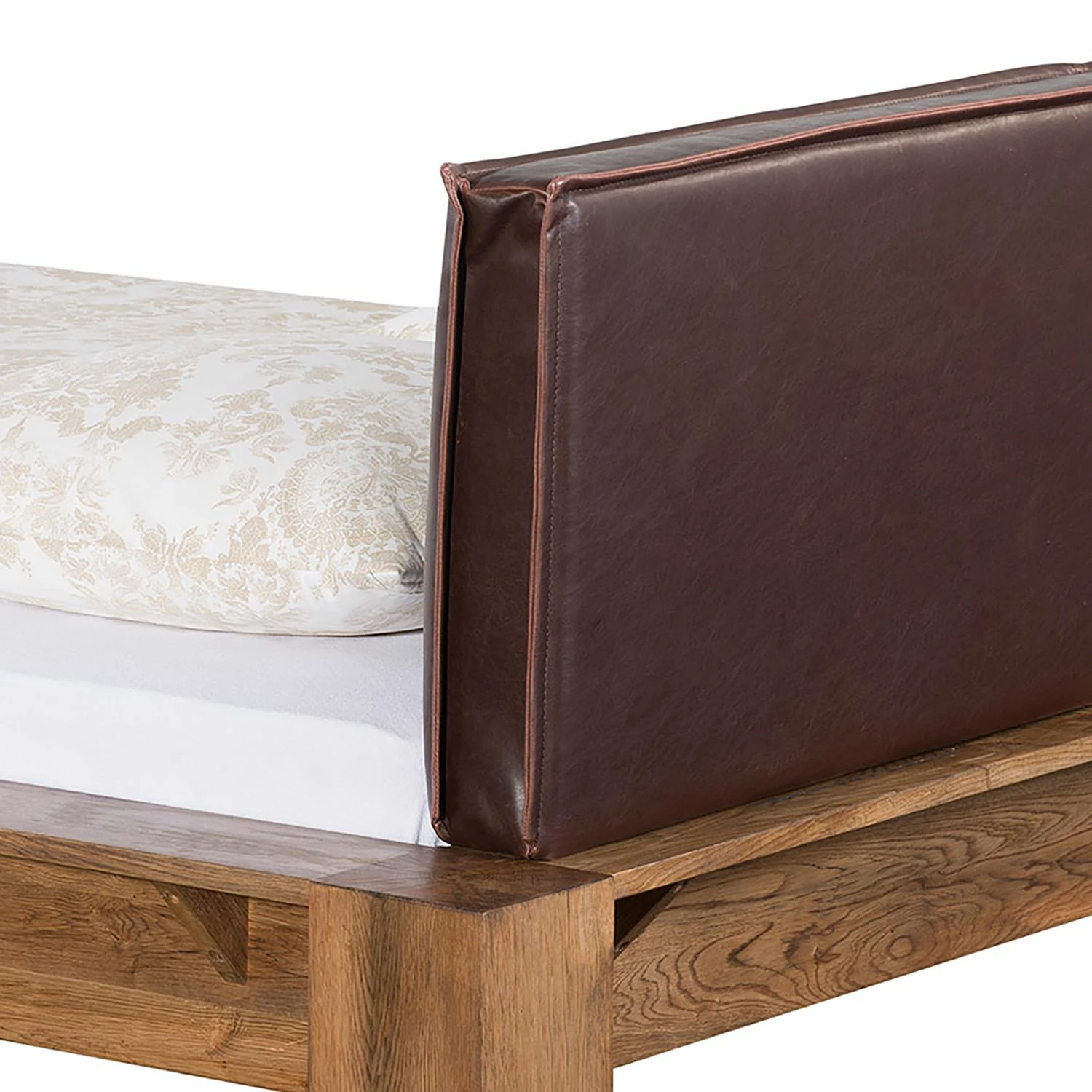 Neue Modular Massivholzbett Morton I - Sumpfeiche, massiv - 140 x 200cm – Bild 4