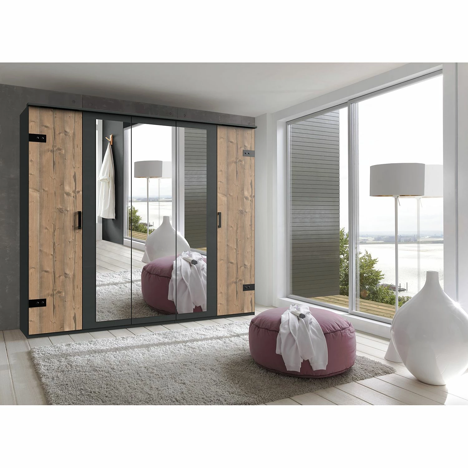 Wimex Drehtürenschrank Stockholm – Bild 3