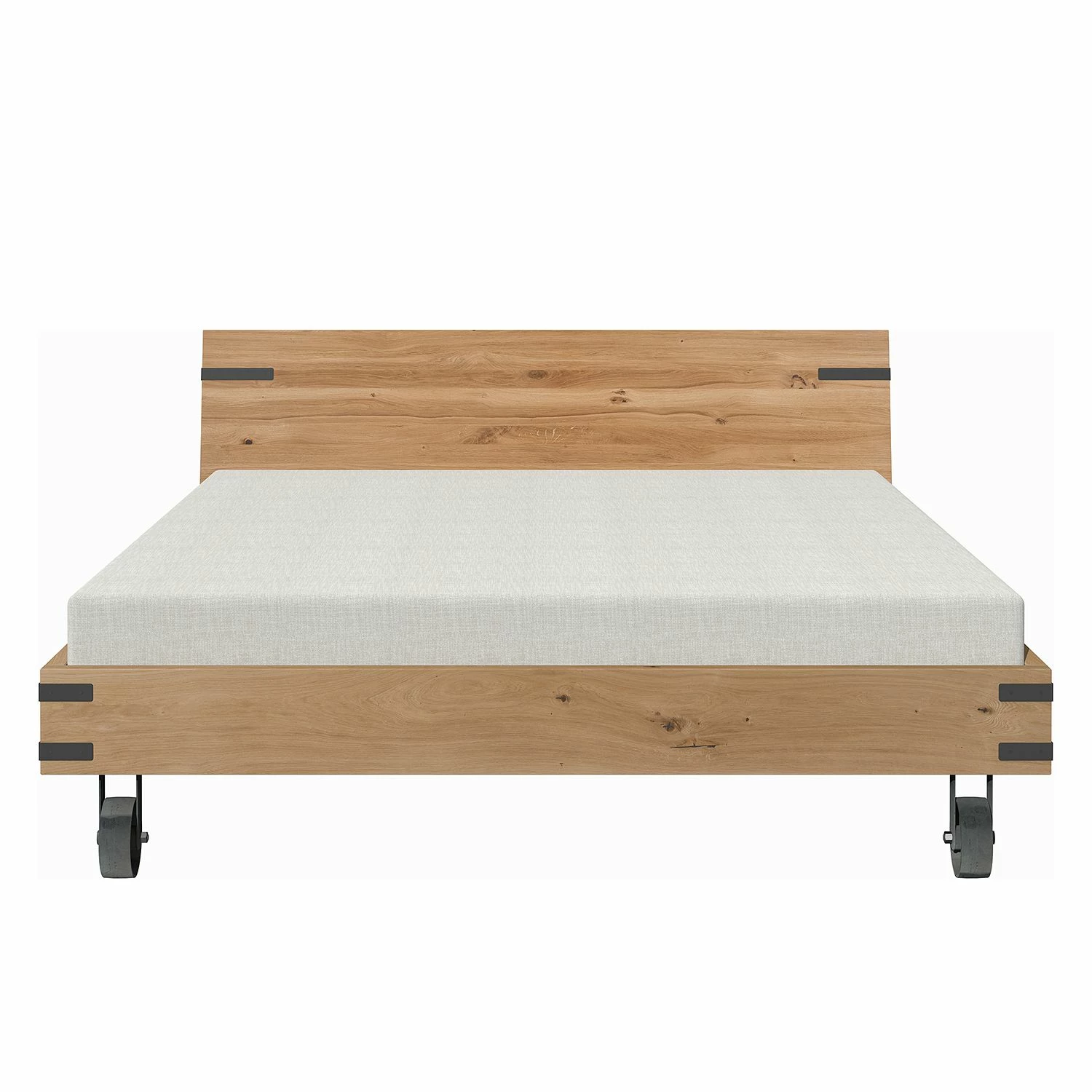 Naturoo Massivholzbett Morogoro I - Wildeiche, geölt - 160 x 200cm – Bild 6