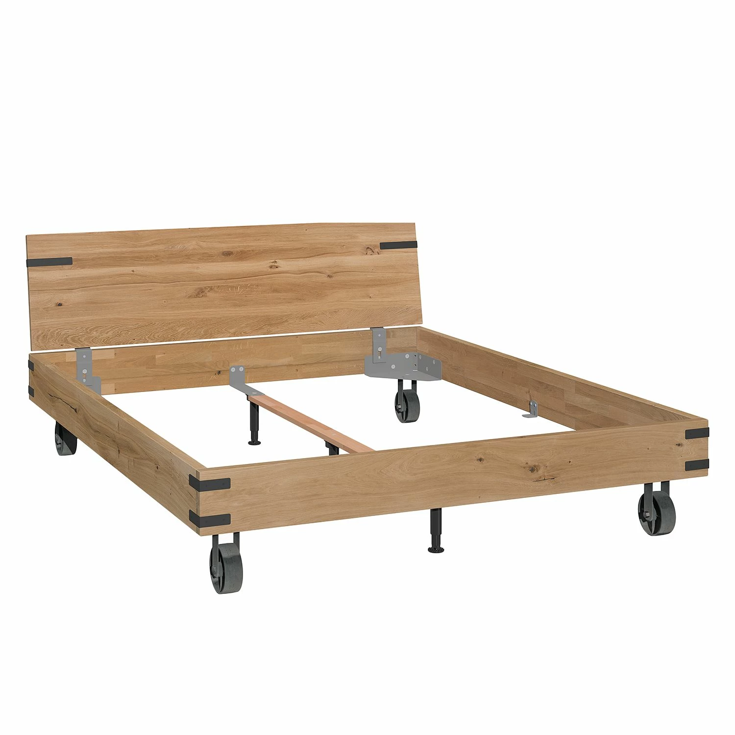 Naturoo Massivholzbett Morogoro I - Wildeiche, geölt - 160 x 200cm – Bild 7