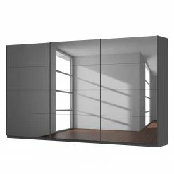 Schwebetürenschrank SKØP reflect+ - Graphit - Höhe: 236 cm - Breite: 405 cm - 3