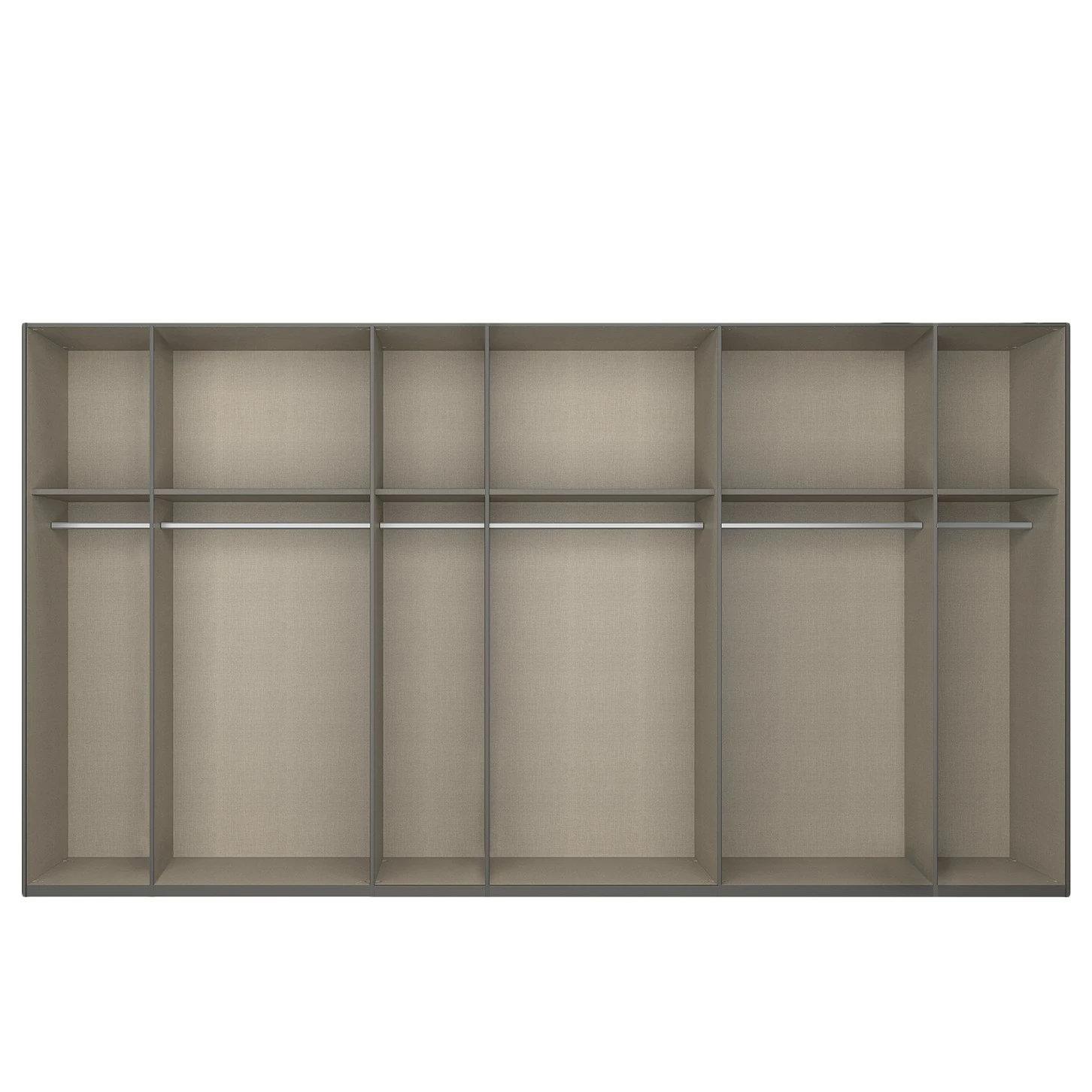 Schwebetürenschrank SKØP reflect+ - Graphit - Höhe: 236 cm - Breite: 405 cm - 3 – Bild 4