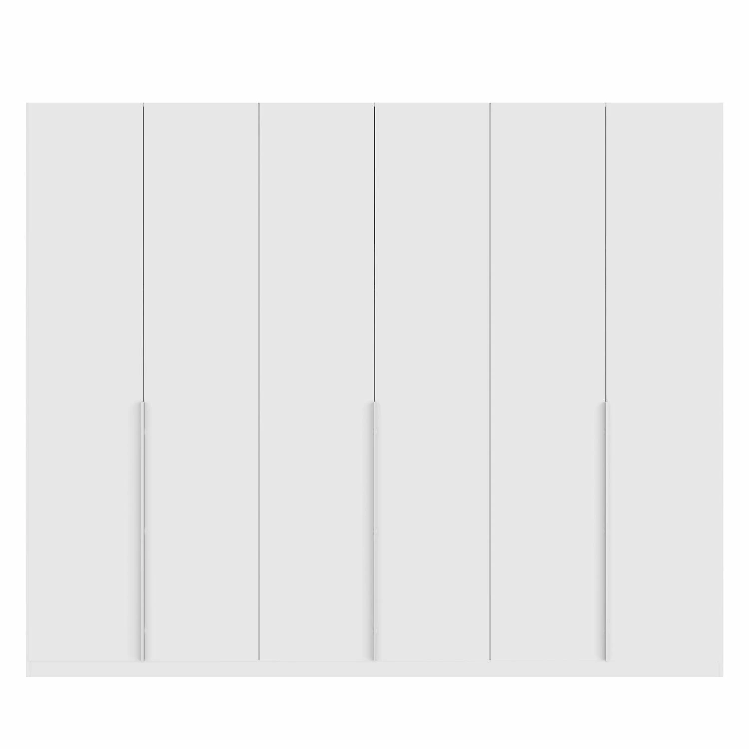 Drehtürenschrank SKØP glass alu - Mattglas Weiß - Höhe: 222 cm - Breite: 270 cm - Basic – Bild 3