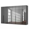 Drehtürenschrank SKØP reflect+ - Grauspiegel - Höhe: 222 cm - Breite: 360 cm - Basic