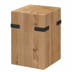 Neue Modular Nachtkommode Laveno II - mit Zierwinkel - Wildeiche, massiv