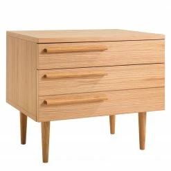 Mørteens Nachtkommode Midcentury - Eiche furniert - Ausrichtung links