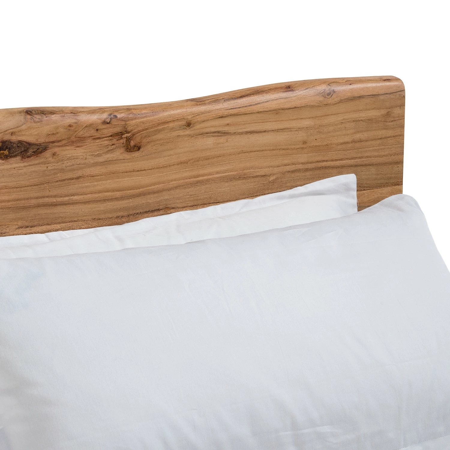 Ars Natura Massivholzbett Vardo - Akazie massiv / Metall - Akazie / Schwarz – Bild 14