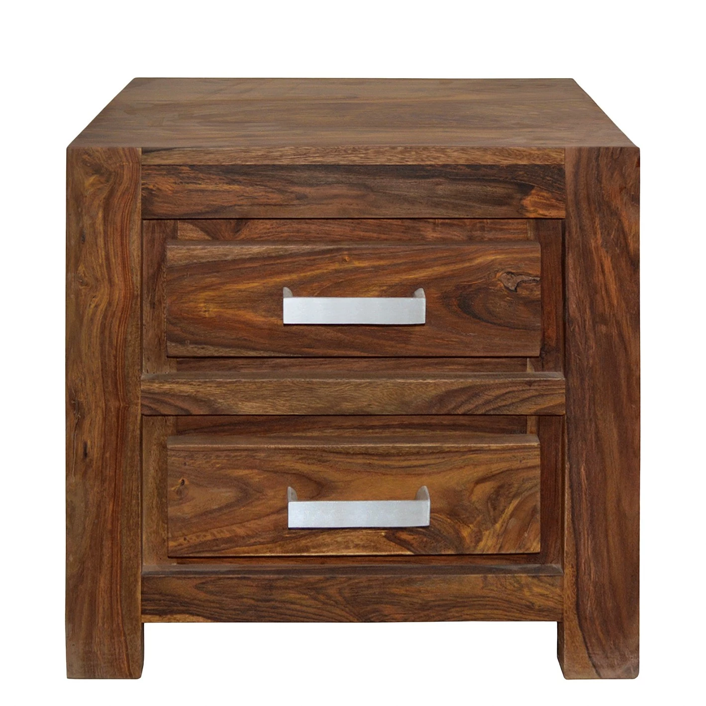 Ars Natura Nachttisch Ohio - Sheesam massiv – Bild 5