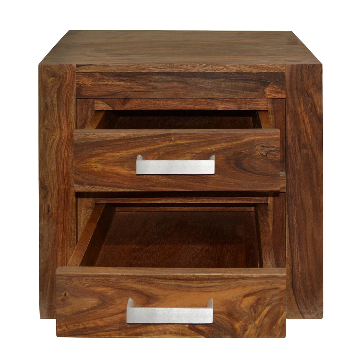 Ars Natura Nachttisch Ohio - Sheesam massiv – Bild 7