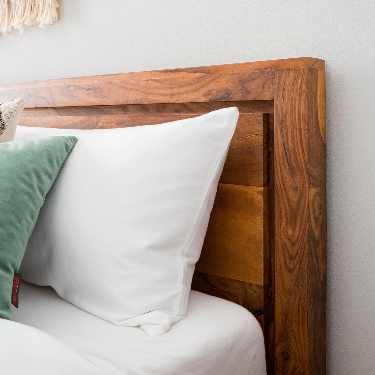 Ars Natura Massivholzbett Ohio - Sheesam massiv – Bild 6