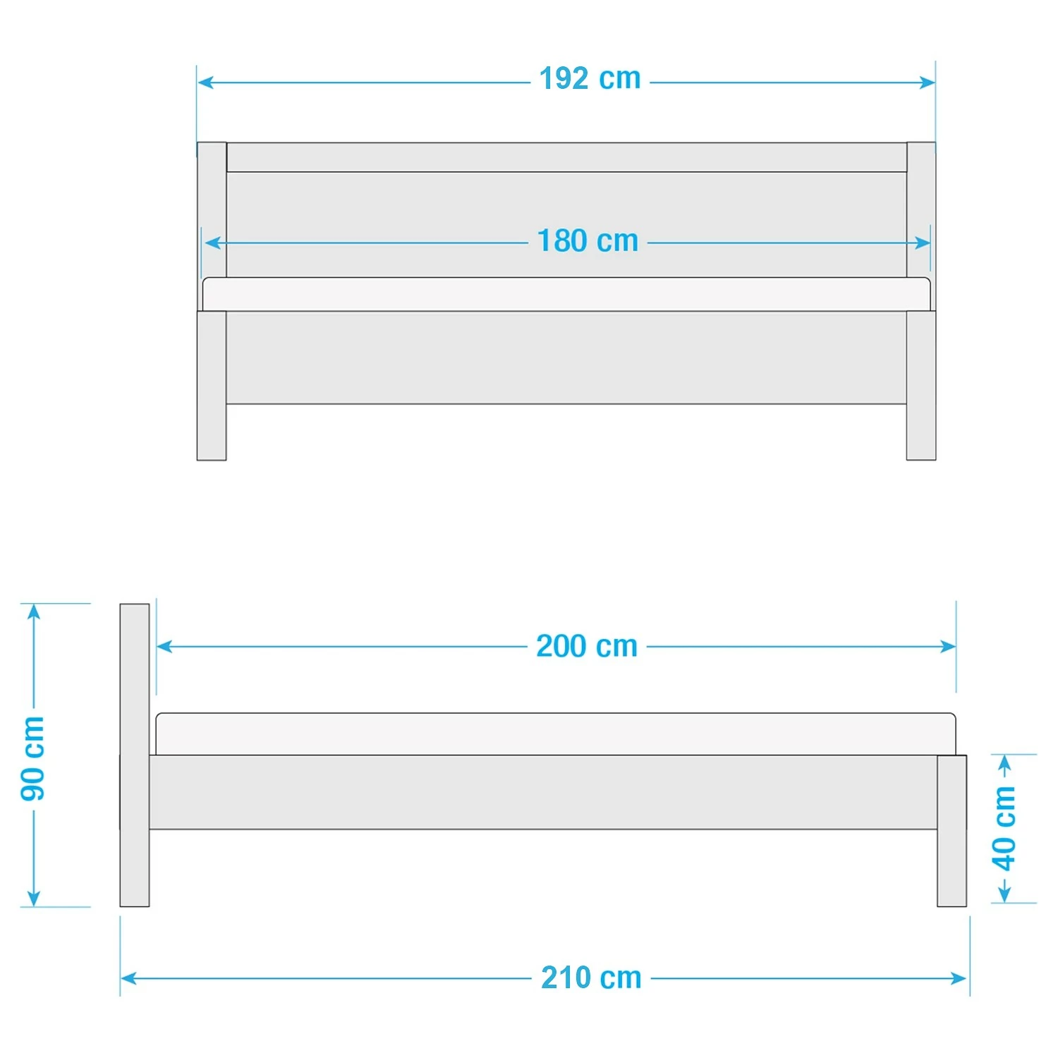 Ars Natura Massivholzbett Ohio - Sheesam massiv – Bild 10