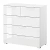 Kommode SKØP x3+2 - Hochglanz Weiß / Alpinweiß - Korpusfarbe