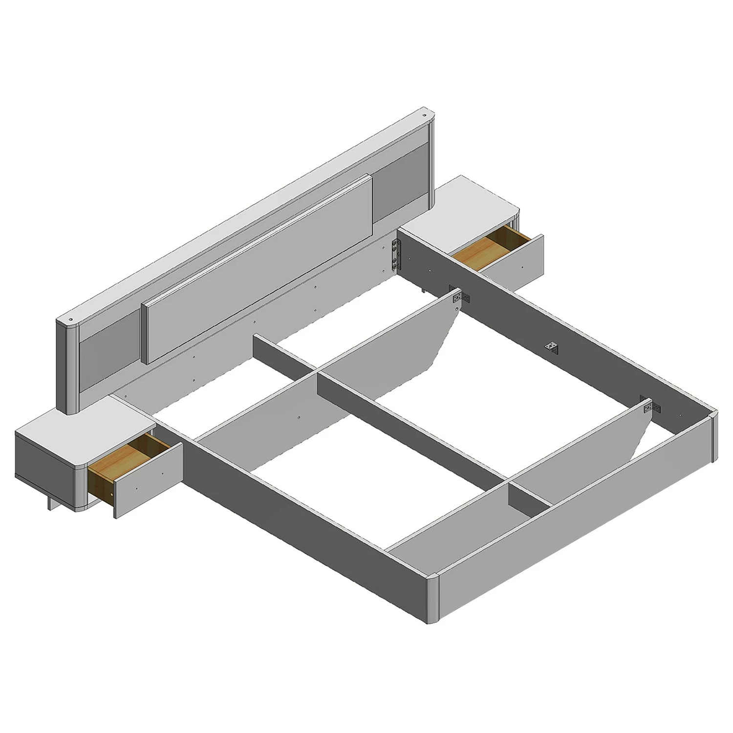 Loftscape Schlafzimmerset Tromoy (4-teilig) - Braun – Bild 7