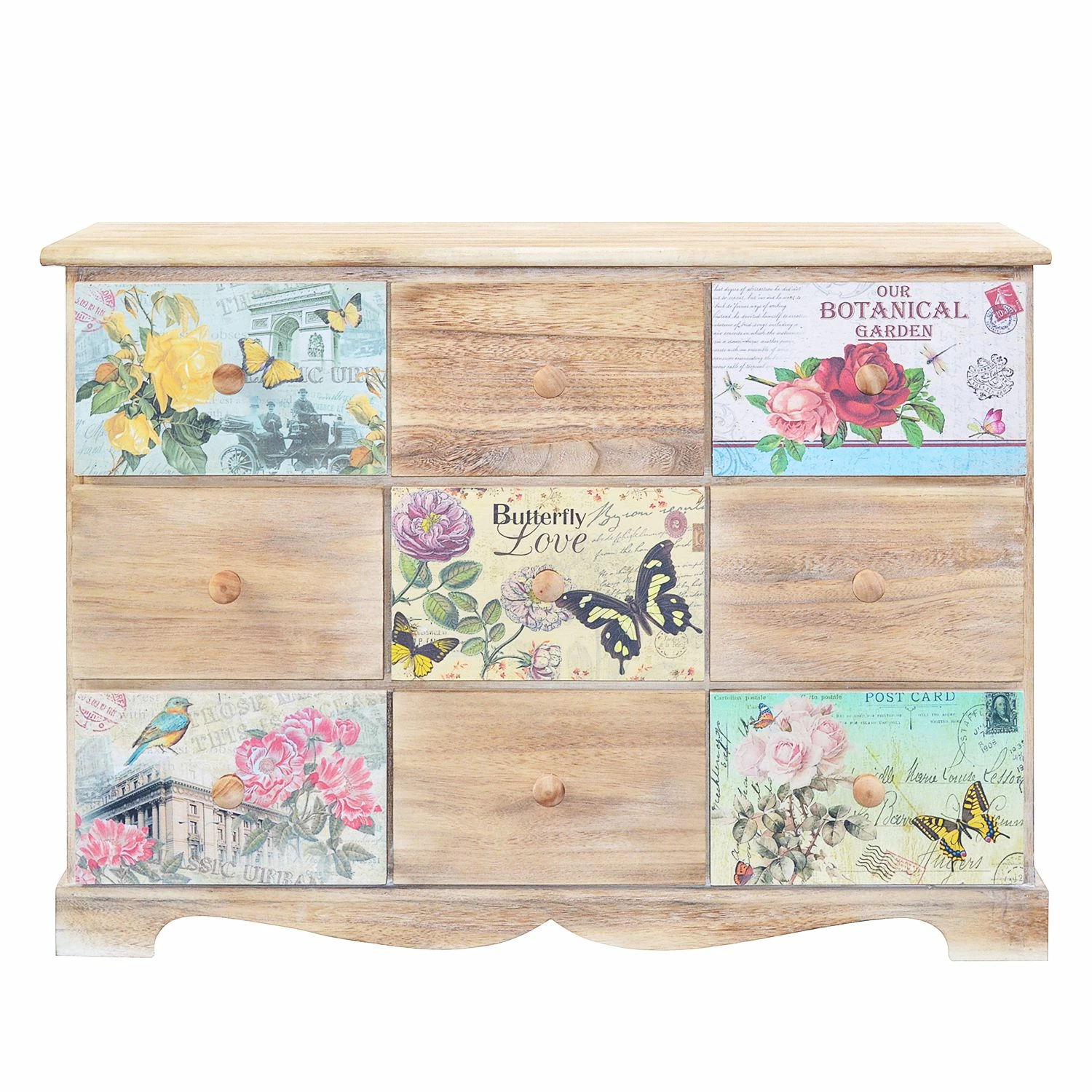 Ridgevalley Kommode Kregme - Paulownia teilmassiv - Braun – Bild 2