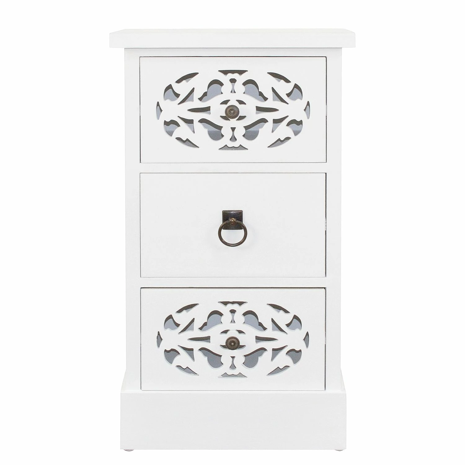 Ridgevalley Kommode Jabiru - Weiß - Höhe: 71 cm